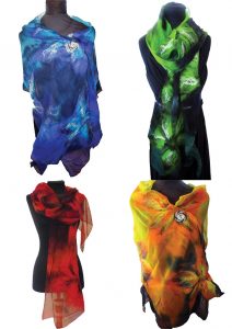 Seiden-Filz-Langschal